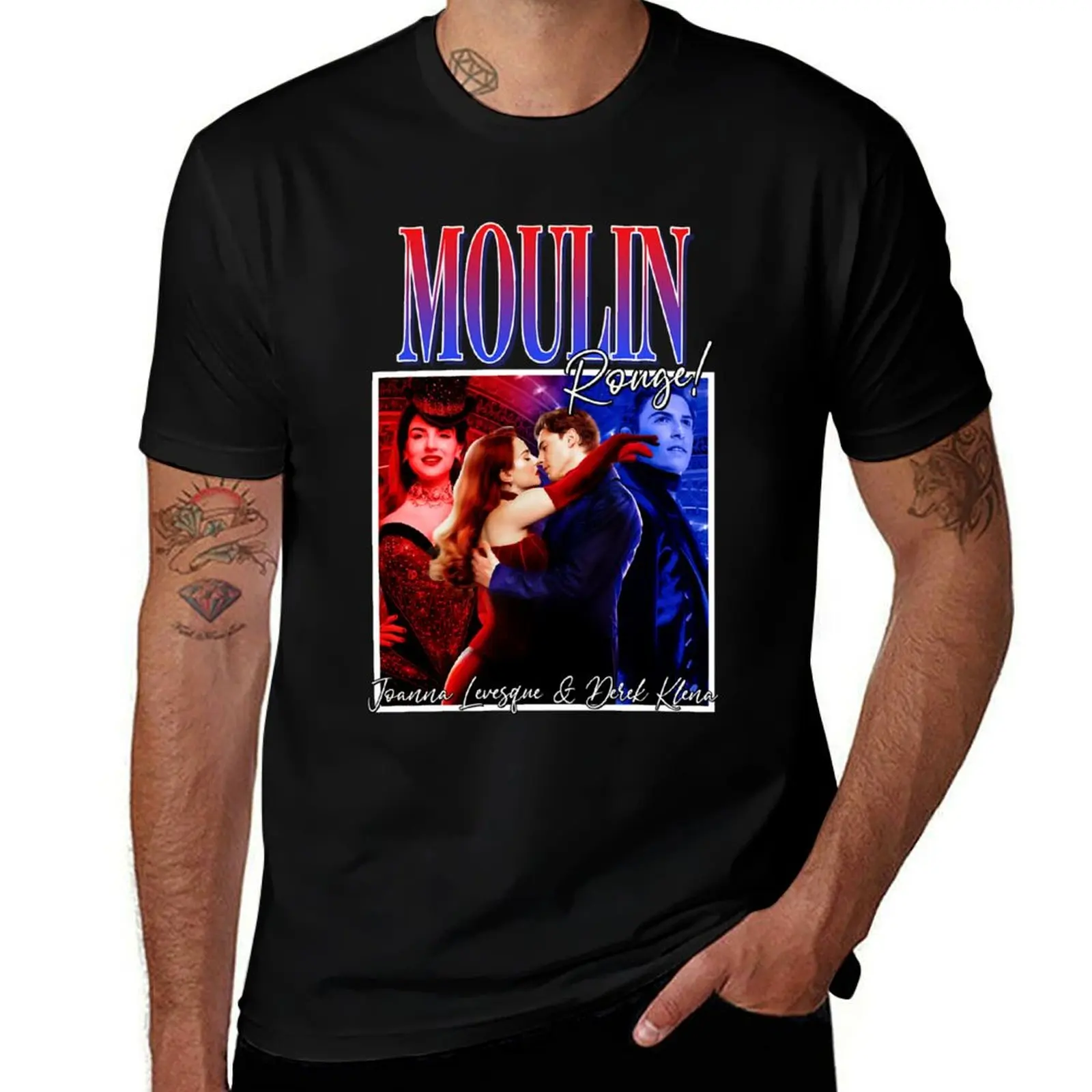 

Moulins Rouges Joanna Levesque and Derek Klena T-Shirt g man t shirts for men t shirt custom print t shirt man luxury T-Shirt