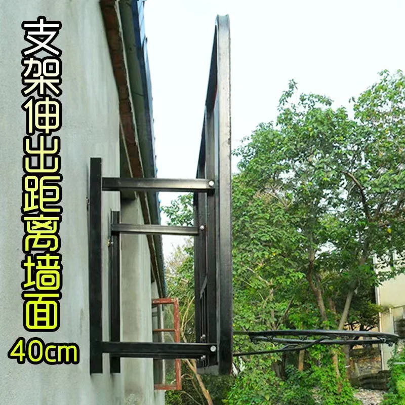 스포츠 농구 프레임 슈팅 가정용 실내 농구 표준 고정 벽걸이형 백보드