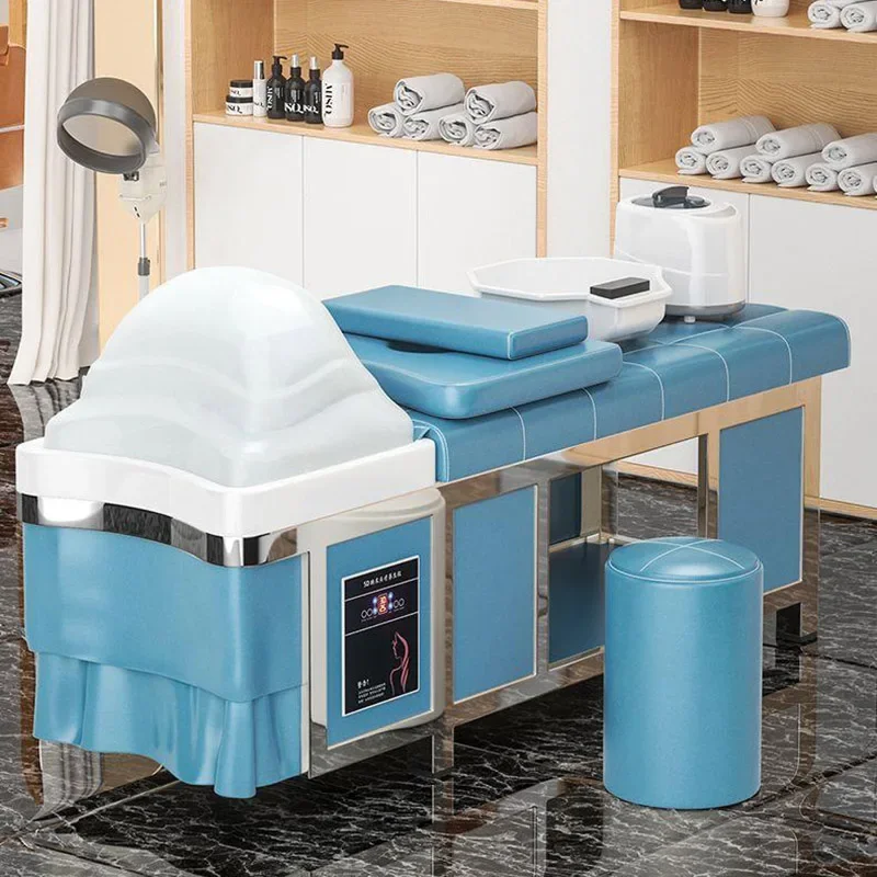 

Bac Shampooing Coiffeur A Domicile Spa Bed For Hair Massage In Stock Beauty Salon Washing Chair Shampoo Bowl Japanese Aesthetic