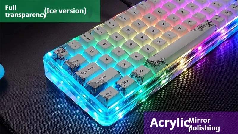 Imagem -03 - Teclado com Fio Mechanica Interruptor Magnético Cnc Baixa Latência Ânodo Metálico com Fio Rgb Esports Gaming Teclados Everglide-su68