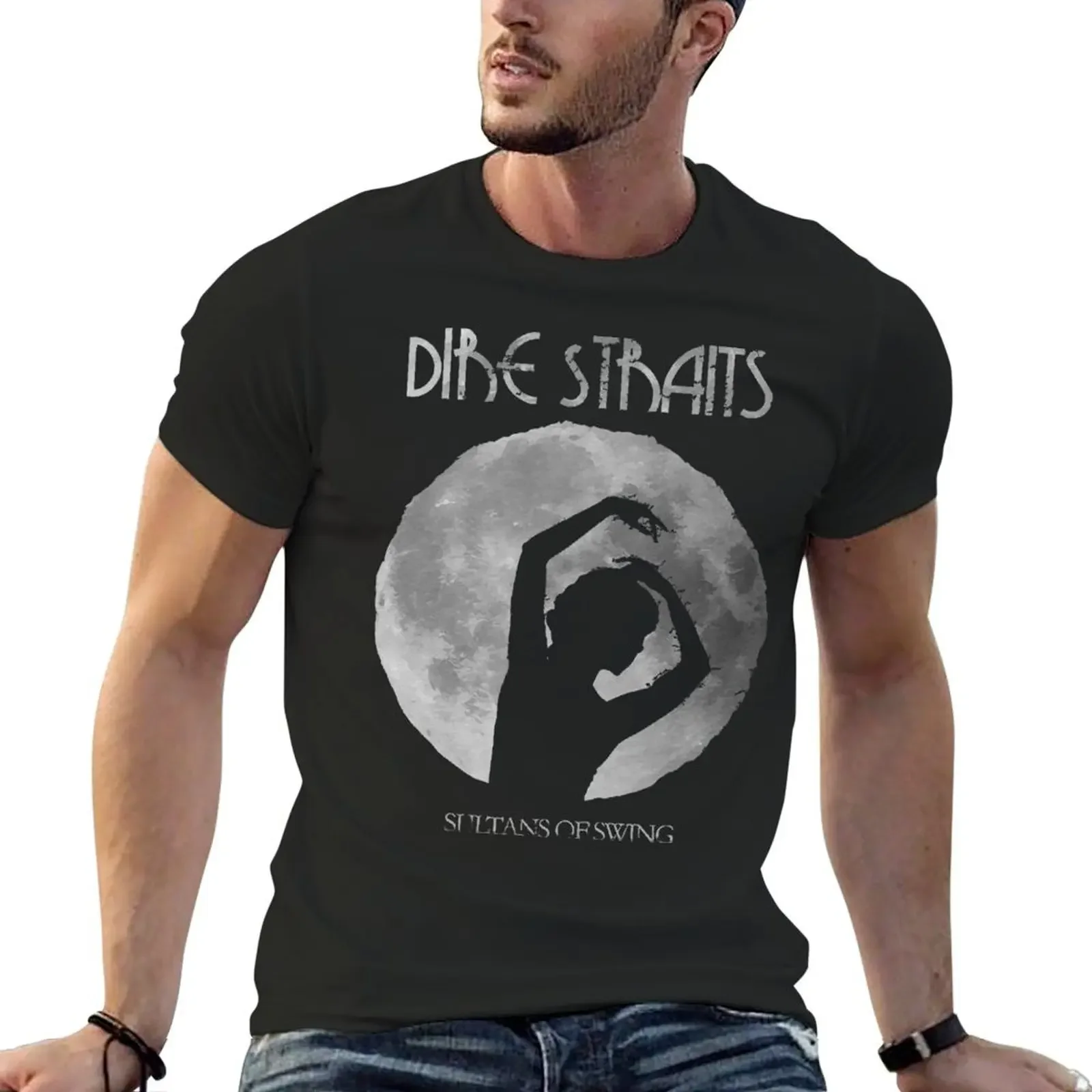 Dire Straits T-Shirt street wear oversized graphic tee blanks summer clothes mens workout shirts