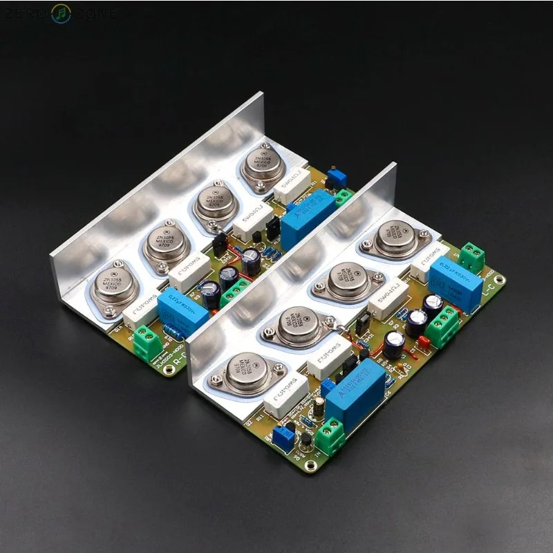 Zeluo-HOOD-JLH2003 Gold Sealed Tube Post-stage Power Amplifier Finished Board (Double Channel Price)