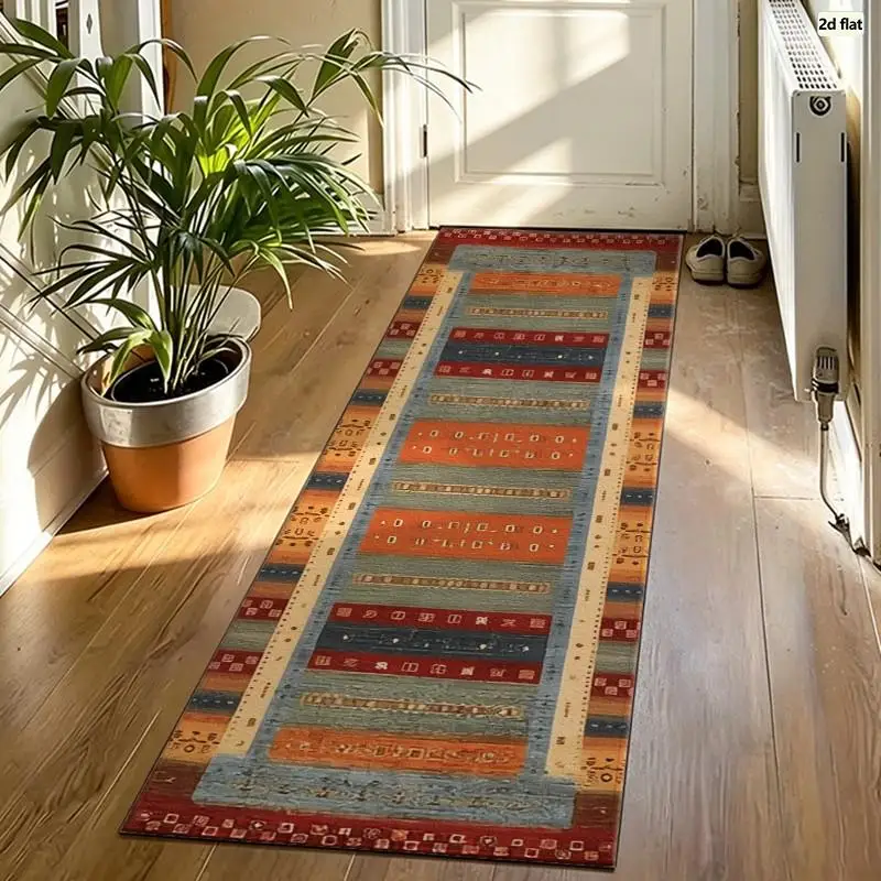 1PC Woven Kilim Rug, Soft And Comfortable, All Seasons, Easy To Maintain, Home Decor, Living Room, Bedroom, Entryway, Autumn Winter