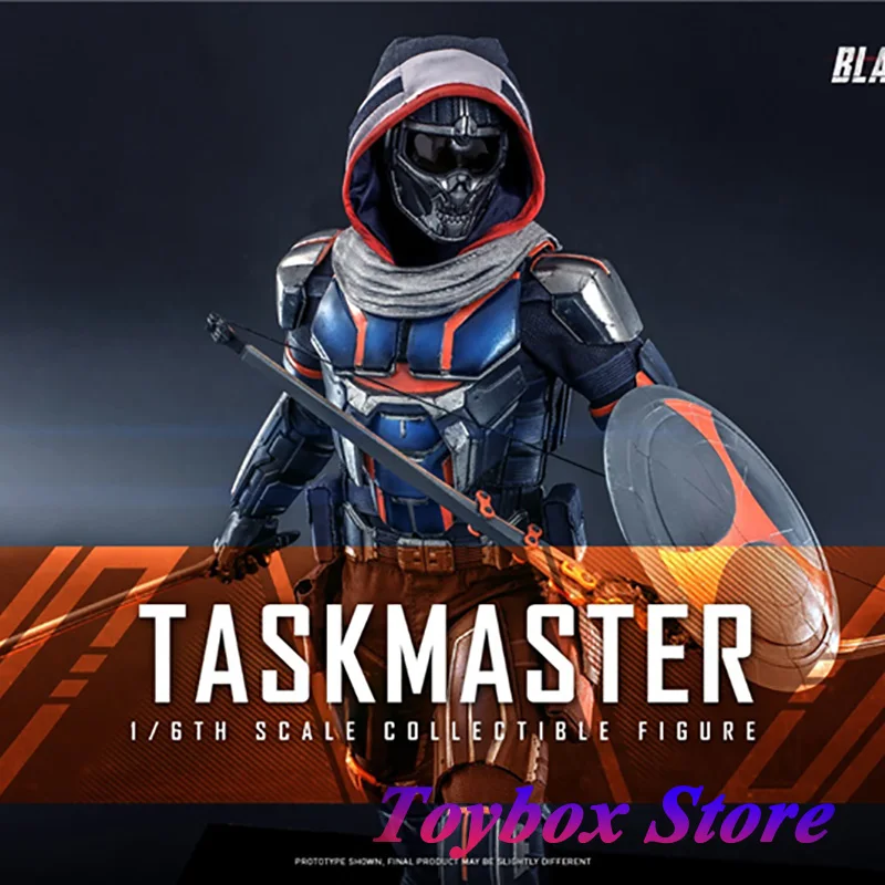 HOTTOYS HT 1/6 MMS602 Marvel Black Widow TaskMaster Mask Action Figure Mini Shield Model Ornament 12