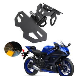 YZFR7 Tail Tidy Fender Eliminator License Number LED Frame For YAMAHA YZF R7 MT07 FZ-07 2023 2024 Registration Plate Holder