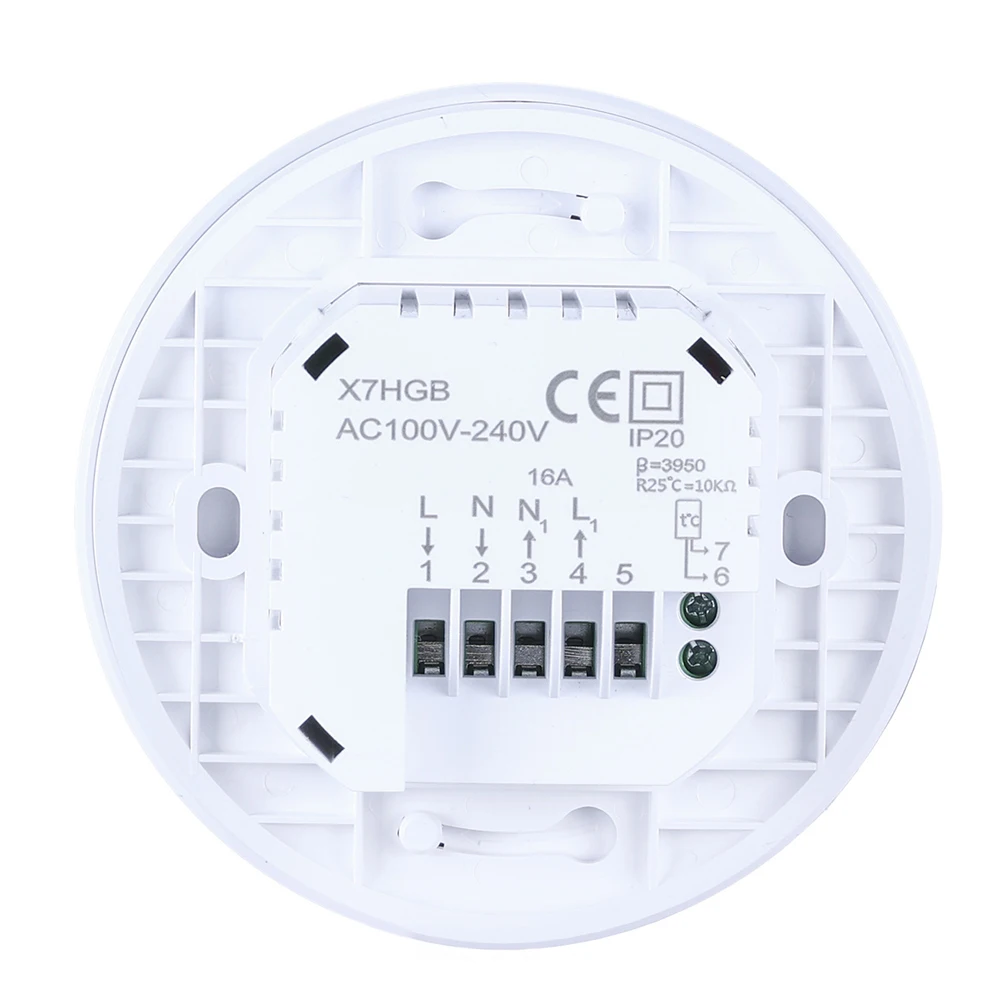 Advanced Smart Thermostat with Touchscreen and Remote App Access Compatible with Different Heating Systems Including Boilers