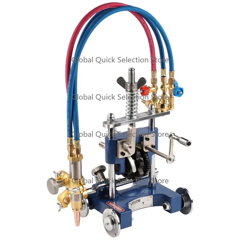 D0100X3INC2 Manual Ga-s Pipe Cutting Machine Po-rtable 0.2'-2' Thick Pipe Cutter with 0-45 Degrees Angle