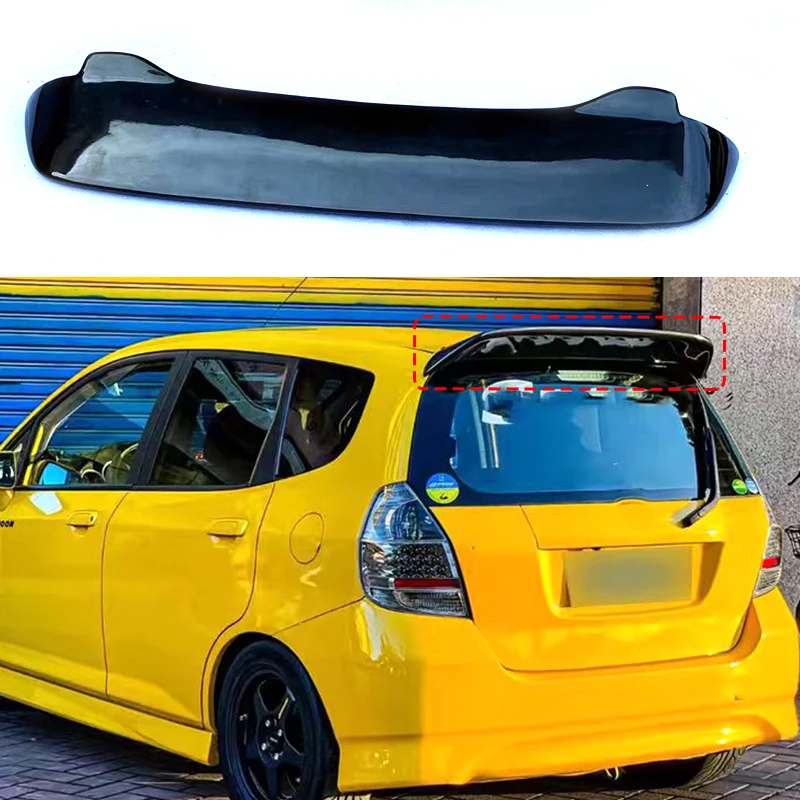 

For 2005-2008 Honda Fit GD1 GD3 Spoon Style Sedan Spoiler wing rear tailgate car exterior components tail spoiler