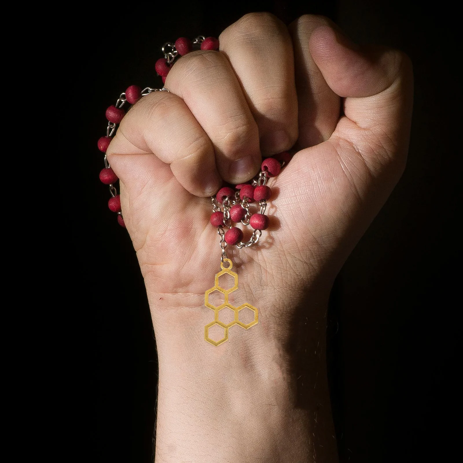 

50Pcs Honeycomb Charms Hollow Pendants Bulk for Jewelry Making DIY Bracelet Necklace Earrings Crafts Honeycomb Charms Bulk