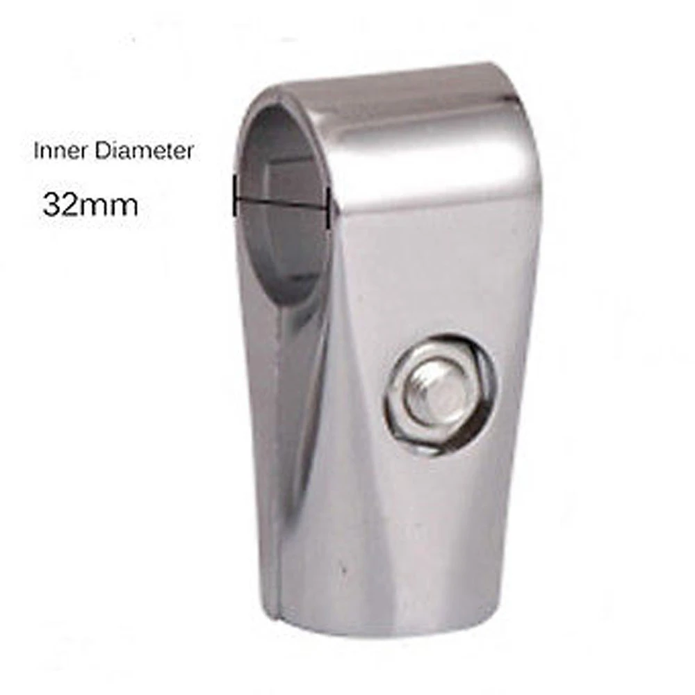 1Pc Aluminium alloy Connector for Stainless Steel Pipe Shelf or Storage Laundry Rack DIY 32mm 1-1/2 Inch Type (About 30mm ID))