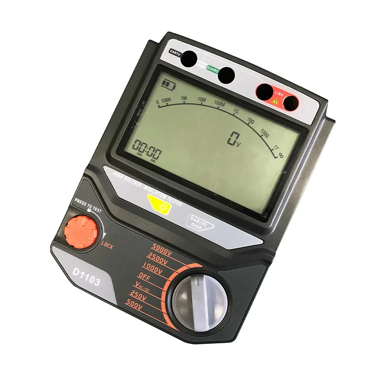 D1103 Digital Electrical 5kv Winding Insulation Resistance Tester Meter