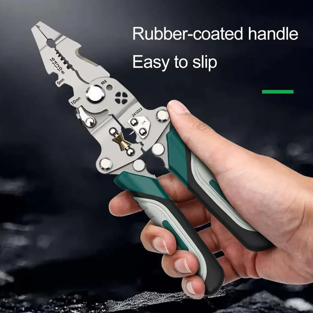 Quick Attachment Swap Wire Stripper 16 1 Foldable Wire Stripper Tool Multifunctional Wire Crimping Cutting Kit for Electricians