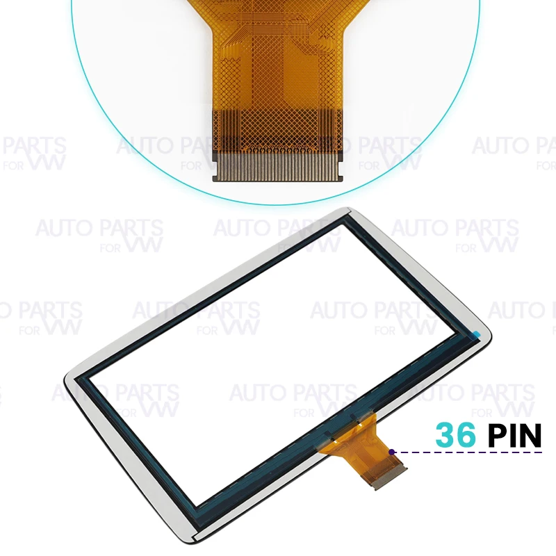 36pin Glass Digitizer Display  7 inch Touch Screen Panel Replacement BHP1611JOD For Mazda 3 CX-3 MX-5 Car Radio 2014‑2016