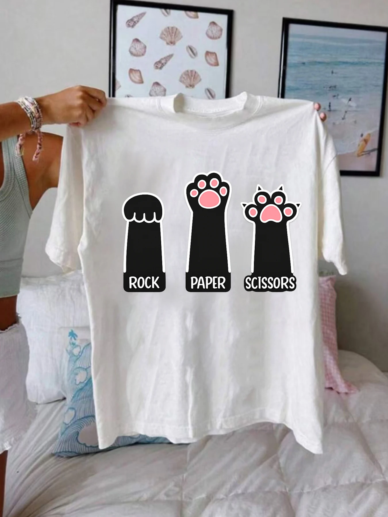 

【WZM1021293】Женская футболка с принтом, больших размеров, летняя, повседневная, в уличном стиле, женская футболка с коротким рукавом в стиле Джокер