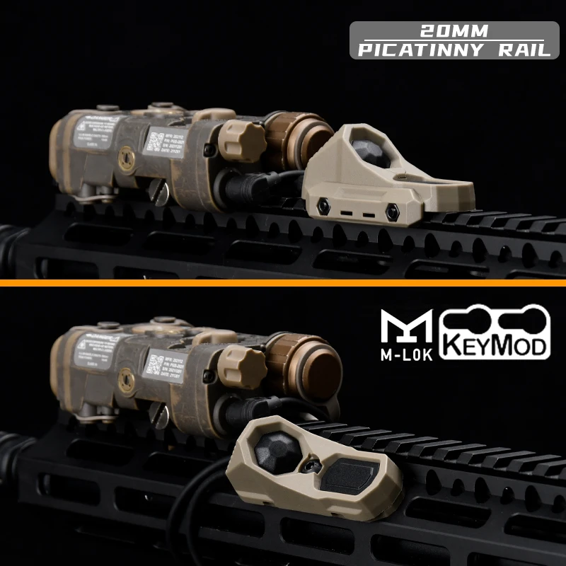 Interruptor remoto táctico AXON - Doble conector para linterna y láser - imagen 4