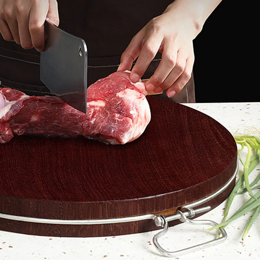 

Stainless Steel Cutting Board Ring Anti-Crack Kitchen Tool Metal Board Hoop for Home and Restaurant Use