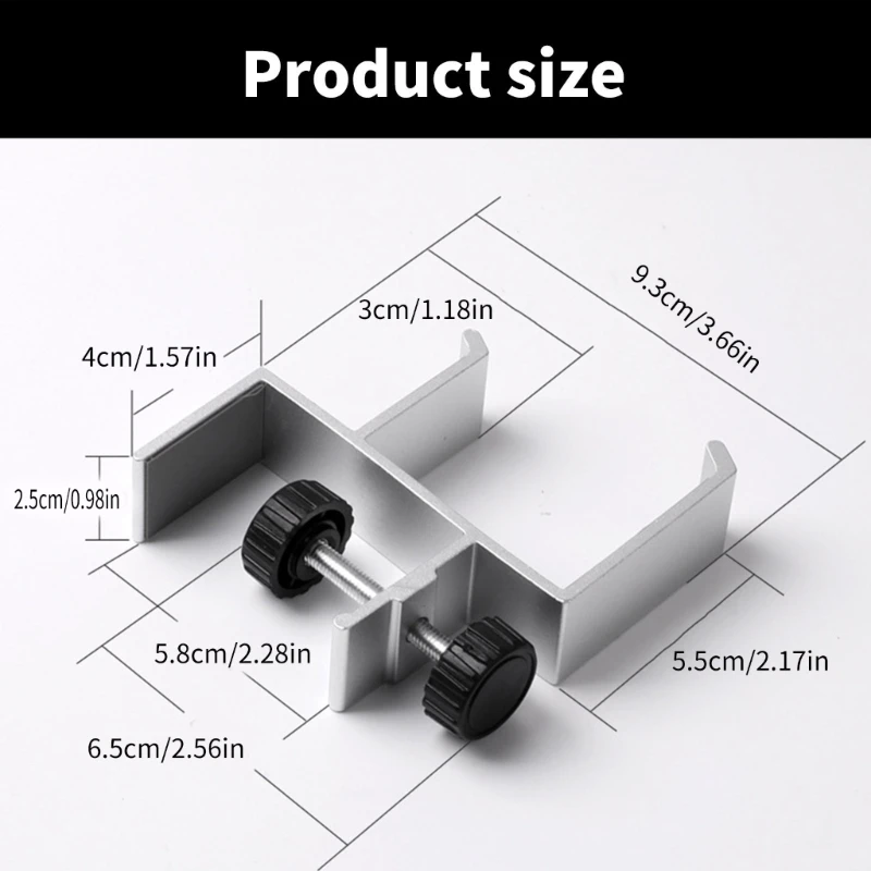 Support rangement léger en d'aluminium, Support d'affichage pour casque, large compatibilité, argent