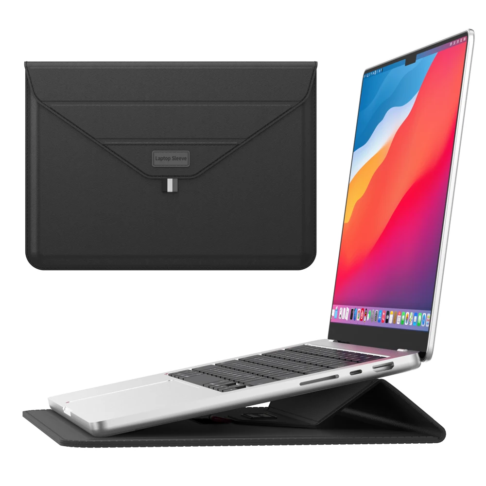 Laptop Sleeve for MacBook Air 15 2025 Case M4 Model A3241 15.3 16 inch Mouse Pad Envelope with Cable Storage Bag for Air 13 2024
