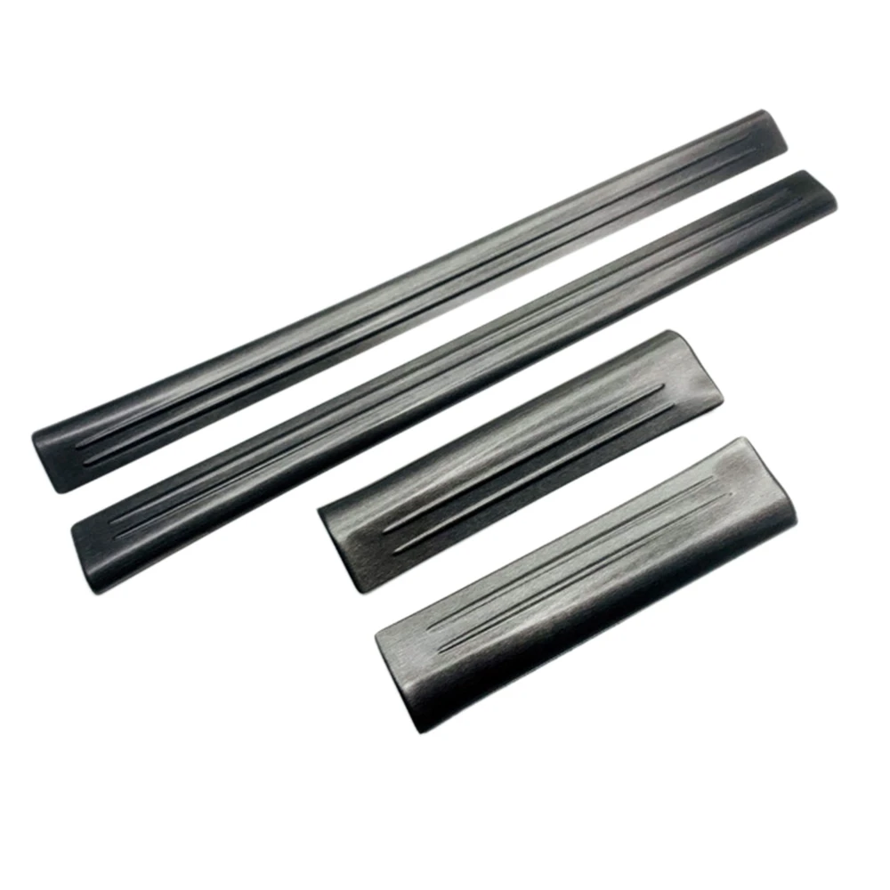 For Vezel -V 2021 2022 Stainless Steel Front Rear Inner Door Sill Pedal Scuff Plate Cover Trim 4Pcs