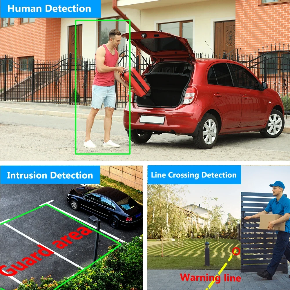 ICSEE-cámara IP de seguridad para puerta inteligente, dispositivo de seguridad de 1080P, HD, gran angular, ojo de pez, red CCTV, minicámara de