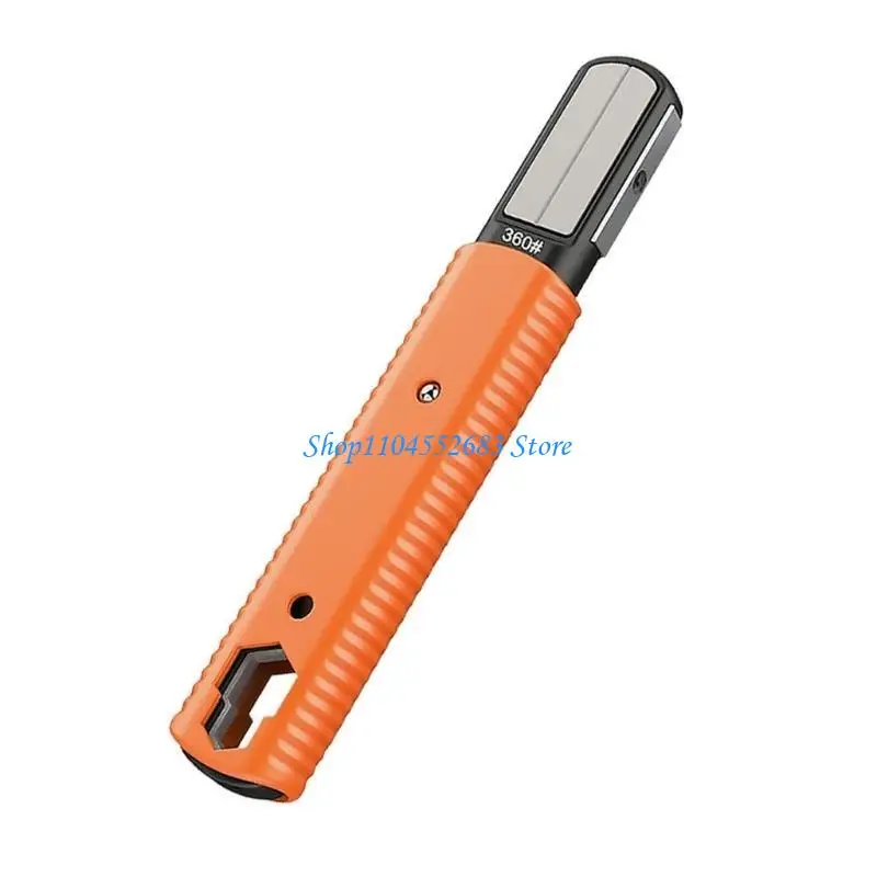 

Y6GD Versatile Garden Tool Pocket Sharpener Portable Garden Shears Blade Opener