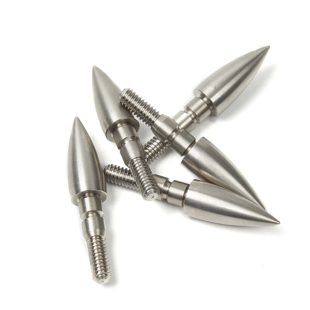 6/12pcs Hunting Arrow Tips 100/125/150 Grain Carbon Steel Arrowheads for Outdoor Hunting Archery Accessories