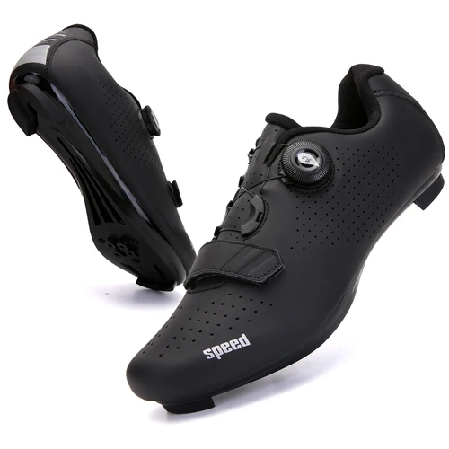 Zapatos de bicicleta de carretera Unisex para hombre, zapatillas de ciclismo para clítoris de montaña, tacos de ruta, velocidad plana, deportes de carreras, Pedal Spd para mujer