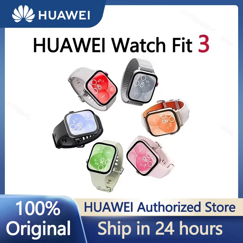 Оригинальные умные часы HUAWEI FIT 3, 1,8-дюймовый AMOLED-дисплей, Bluetooth-вызов, сверхтонкий дизайн, прочный срок службы батареи