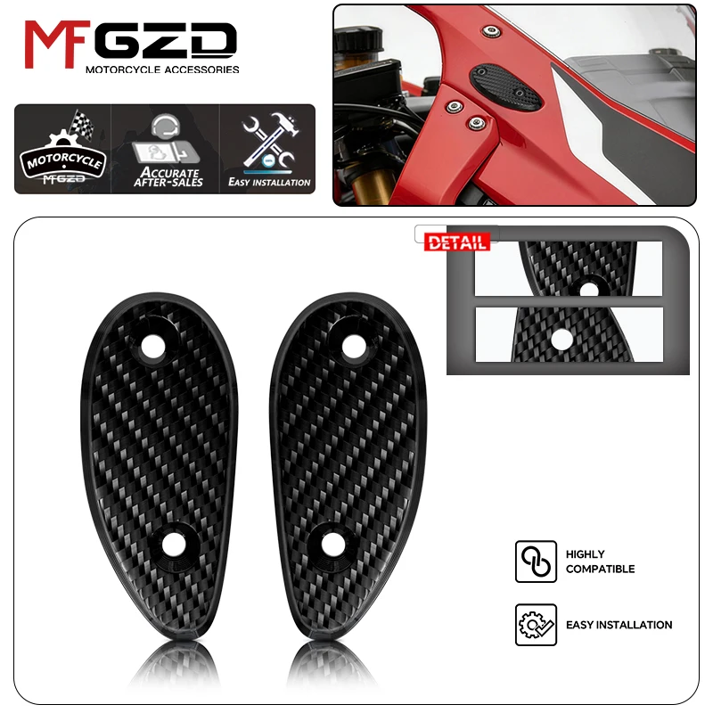 

New Carbon Fiber Mirror Eliminators Cap For CBR1000RR 08-19 CBR1000RR-R SP 20-23 Motorcycle Mirror Driven Hole Cover cbr1000rr