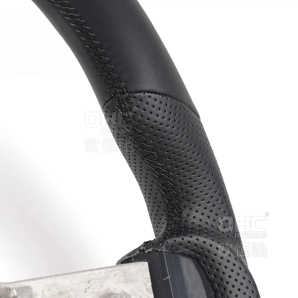 Suitable for 15-17 Jeep Wrangler sports model, full leather D-type off-road vehicle, car steering wheel modification and upgrade