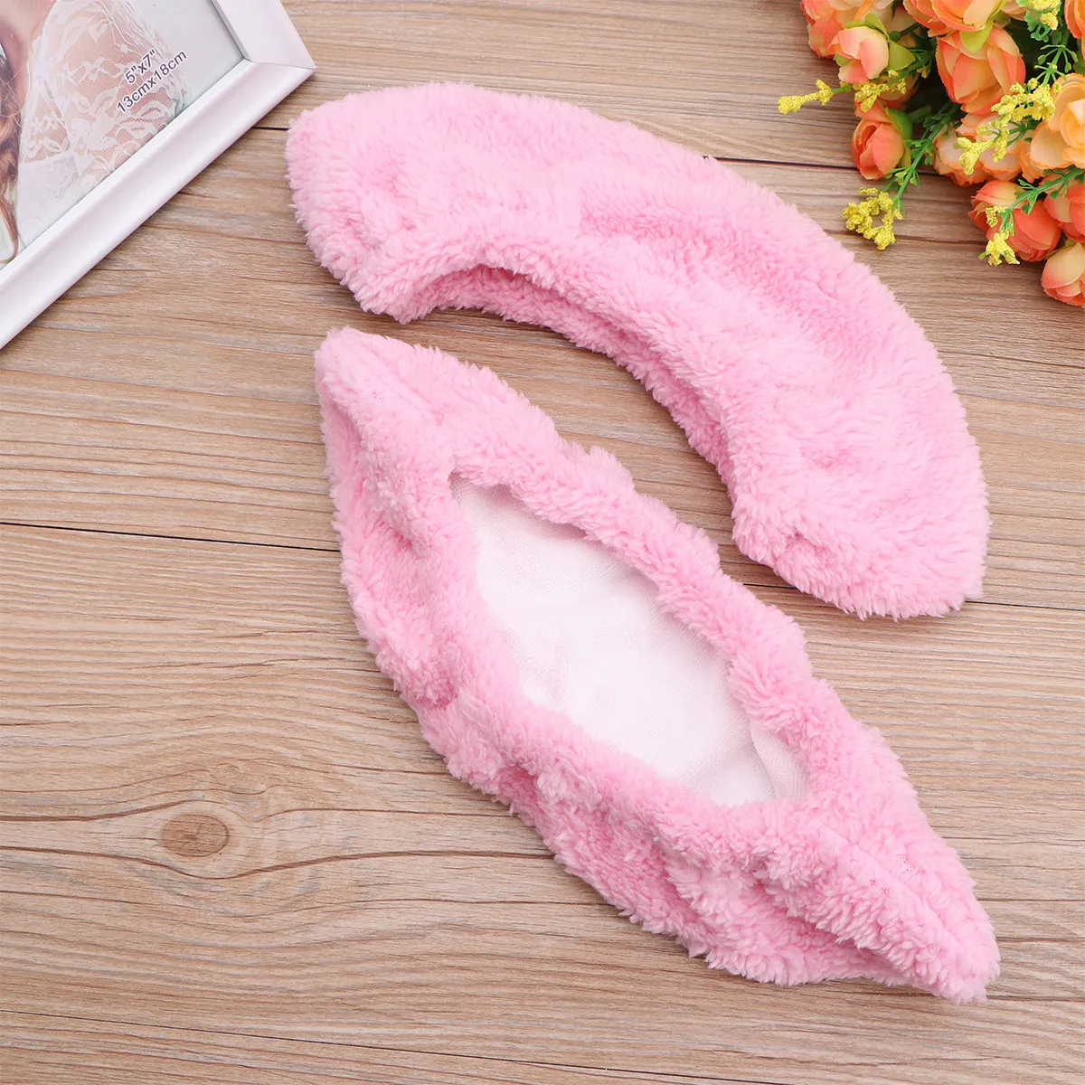 

2Pair Skate Covers Elastic Water Absorption Skating Protector Ice Hockey Figure Skates Guards Light Pink Xxxl Size