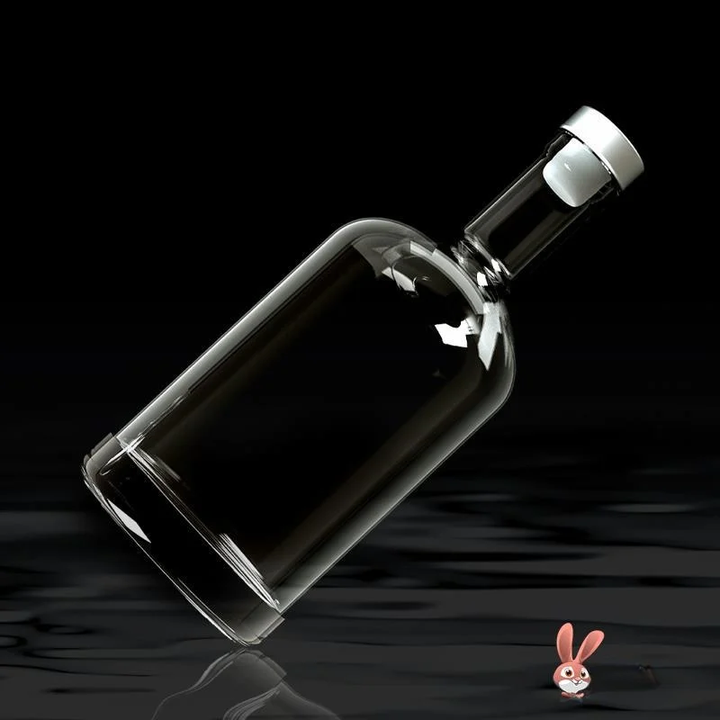 

Маленькая стеклянная бутылка для вина Sed, прозрачный контейнер для хранения белого вина, высококачественные прозрачные стеклянные бутылки для кухонного хранения