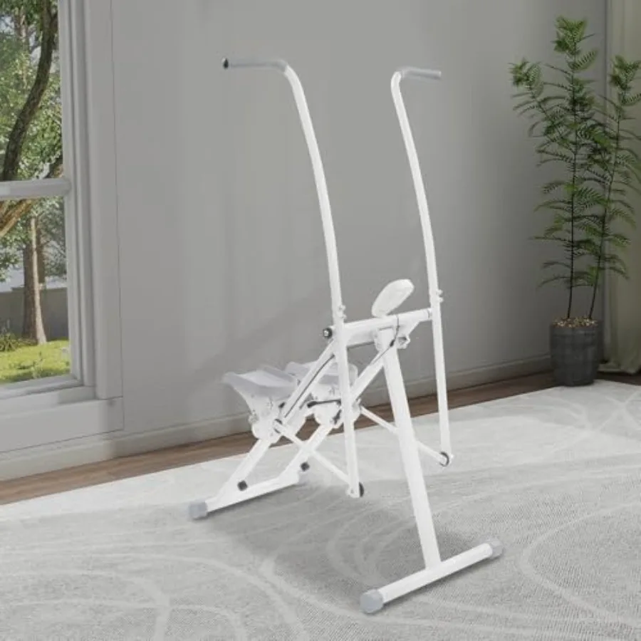 Stepper per scale Scalatore per esercizi verticale per allenamento completo del corpo Angolo a tre posizioni Pedali regolabili Stepper per scale con display fo