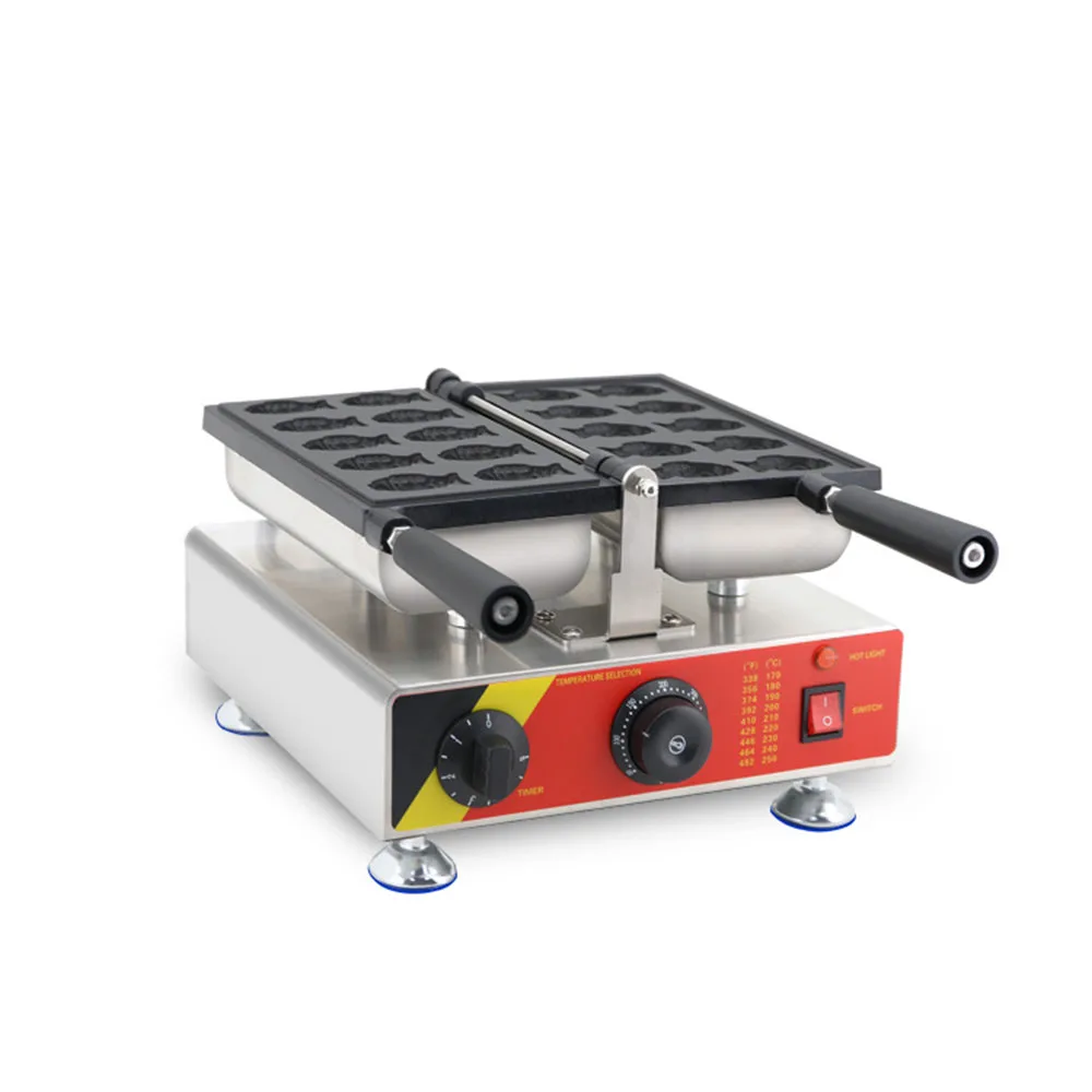 commercial small fish taiyaki machine mini waffle with ce