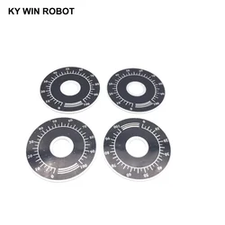 10pcs 0-100 WTH118 potentiometer knob scale digital scale can be equipped with WX112 TOPVR IC Electronic components for Arduino