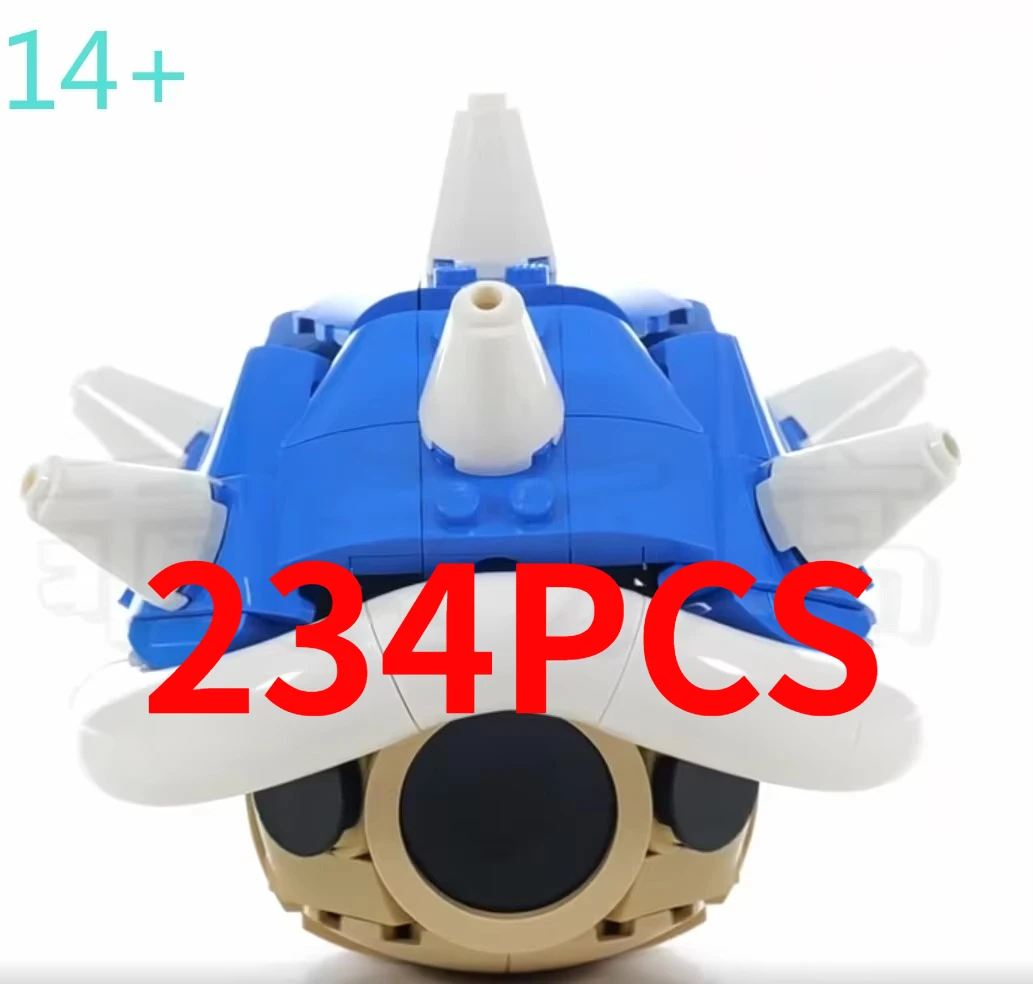 Moc lnright Shop Game Anime Figures  Kart Spiny Shell Turtle Model Sets Creative  Kid Toys Christmas Gift 234PCS