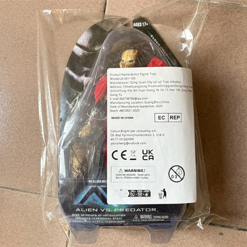 

Коллекционная фигурка NECA Ultimate Elder Predator: AVP Celtic Masked Scar Predator, модель игрушки, подарок, фигурки