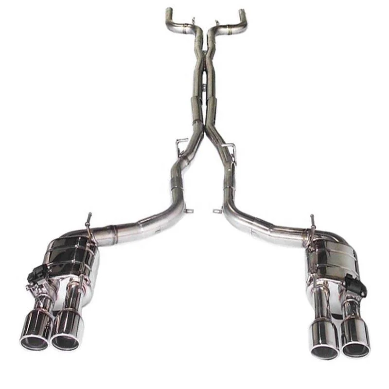 

Высококачественная выхлопная система Catback для Maserati Ghibli/Ghibli S Q4 3.0, комплект из нержавеющей стали SS304, с клапаном, спортивный глушитель, детали выхлопной системы Catback