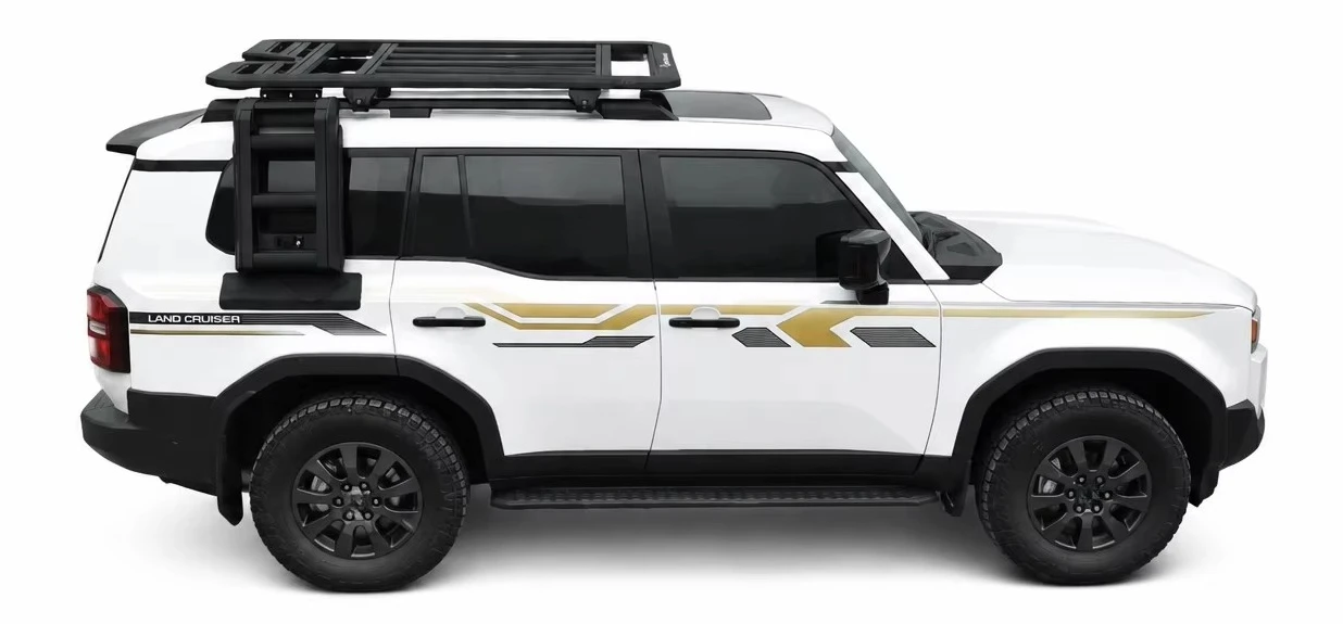 Roof Rack and Side Ladder for Lexus GX550 and Toyota LC250