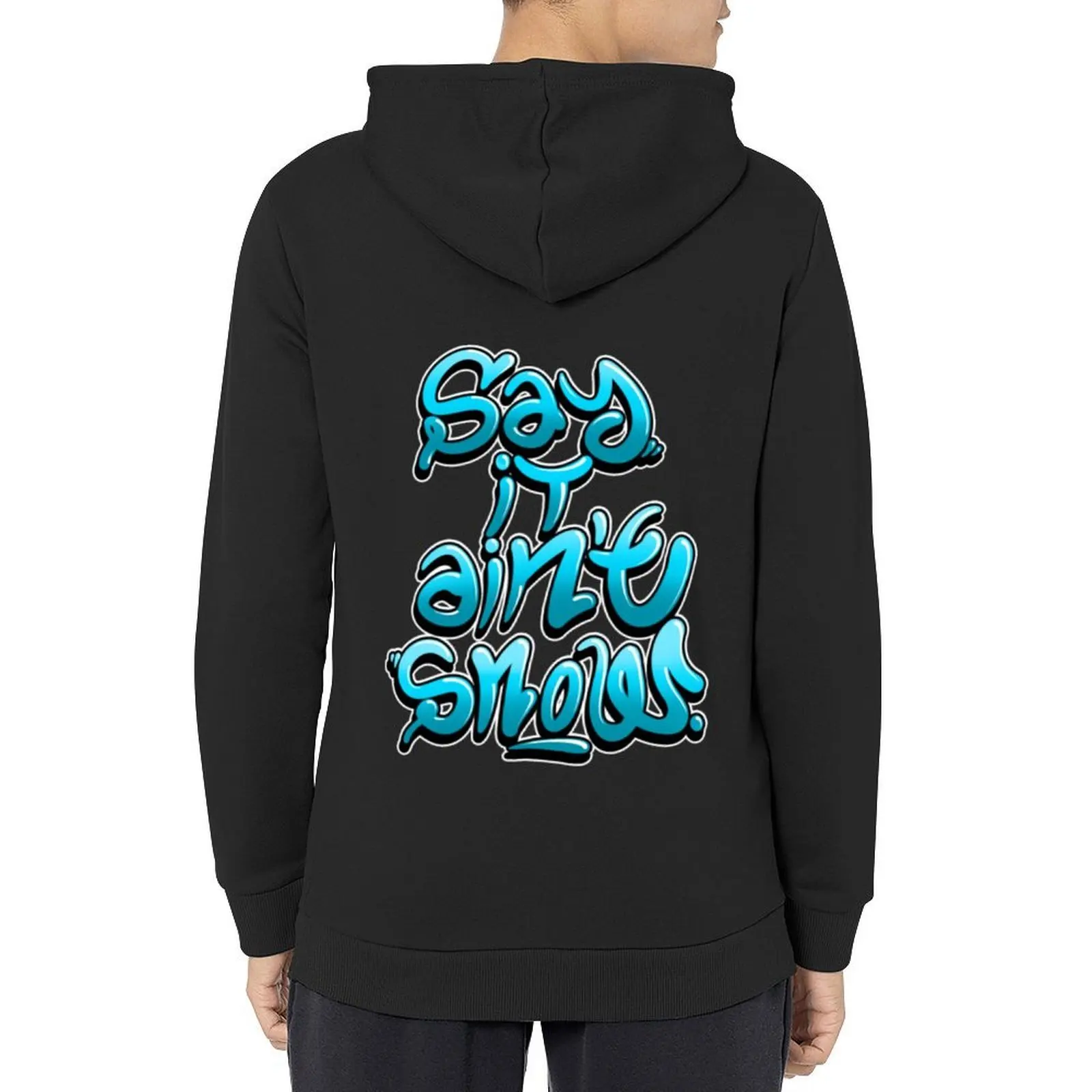 قل ذلك ليس الثلج! هوديي جرافيك تي شيرت الرجال الرجال الشتاء سترة أنيمي ملابس الخريف أنيمي هوديي