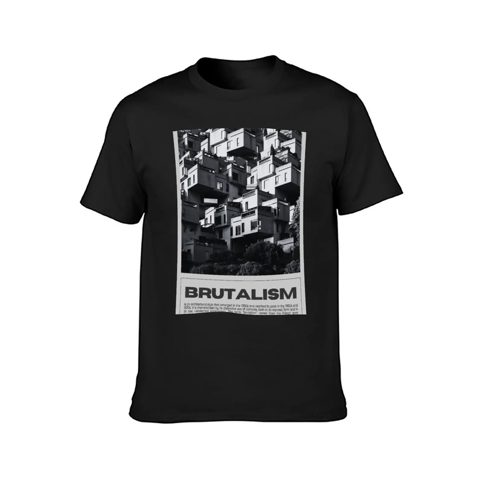 Brutalism, Habitat 67 T-Shirt tees hippie clothes anime t shirts for men