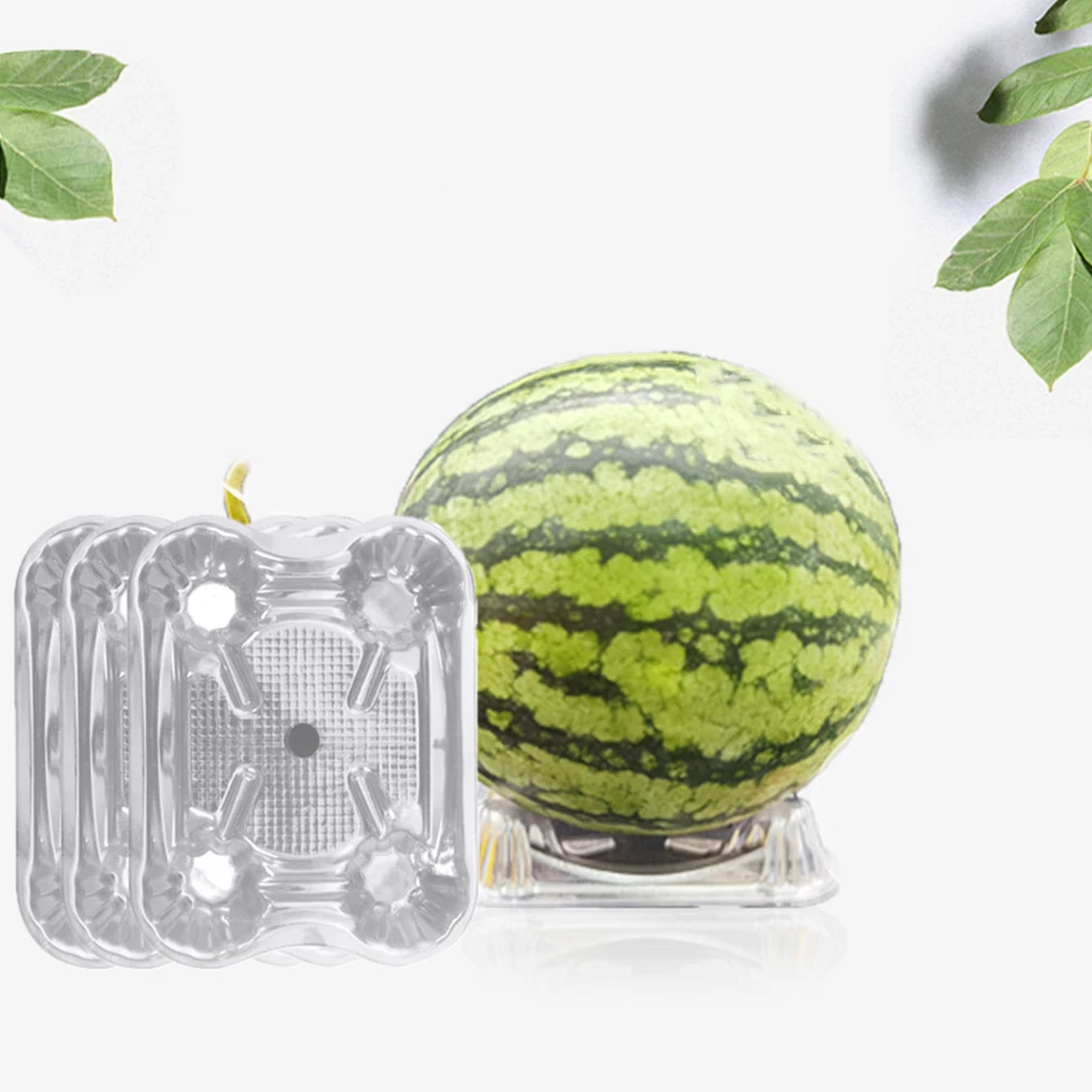 

50pcs Watermelon Supports Transparent Plastic Plant Stands Gardening Durable Fruit Holder Melon Tray Base Easy Use Agricultural
