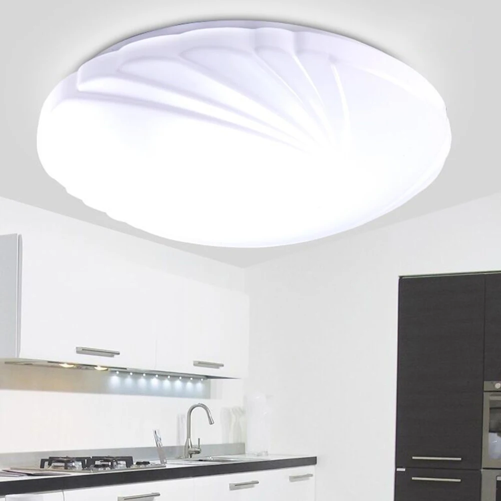 

Plastic Ceiling Light Shade Round Shape High Transparency Easy Install Bedroom Living Room Office Hallway Light Cover