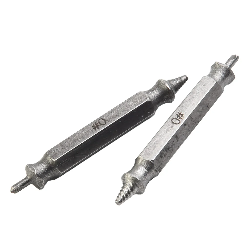 2pcs Damaged Screw Extractor Drill Bit Set Stripped Broken Screw Bolt Remover Extractor Easily Take Out Demolition Power Tool