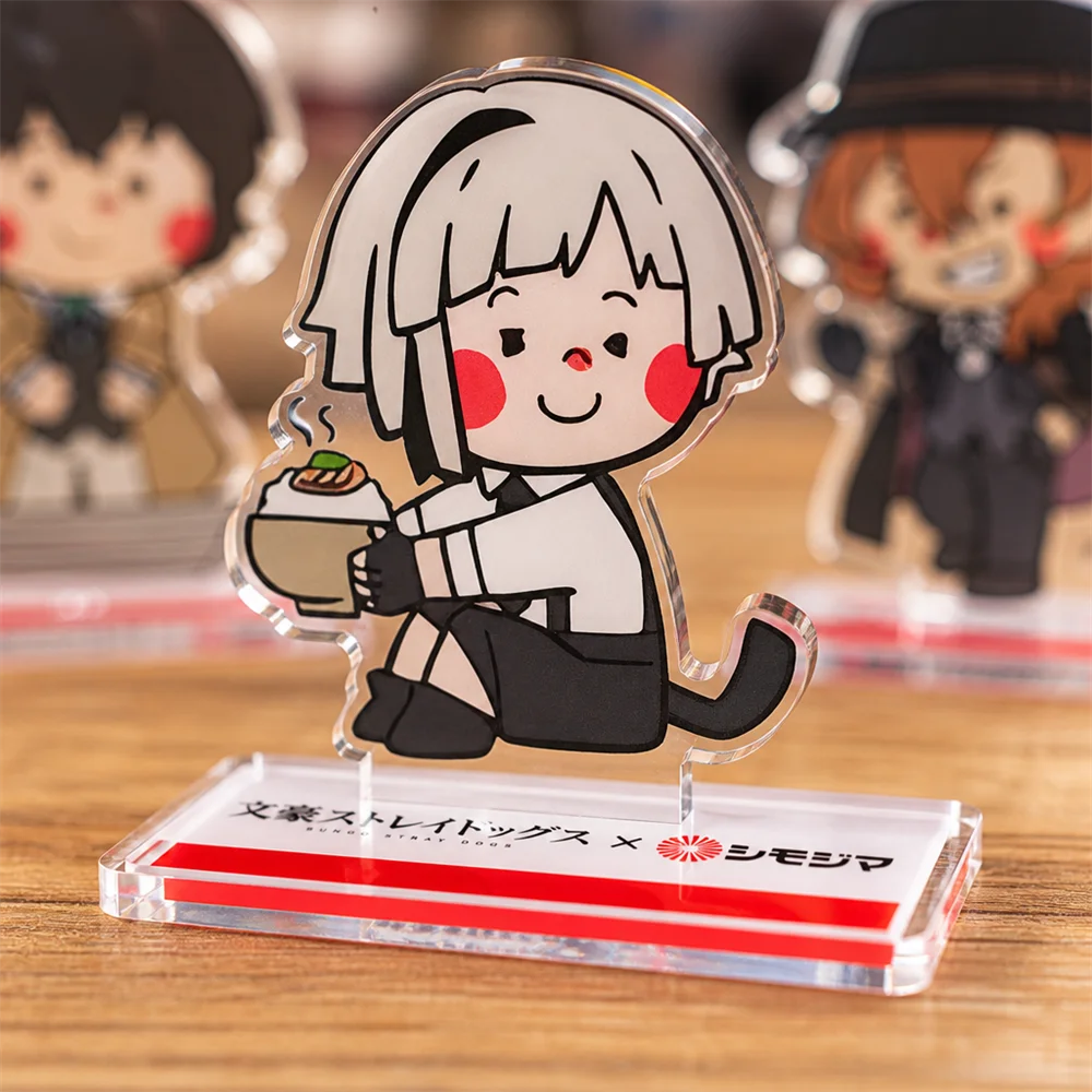Anime Bungou Stray Dogs 10cm Acrylic Stand Exquisite Products Tabletop Decorations Accessories Decor Halloween Gifts Keychain