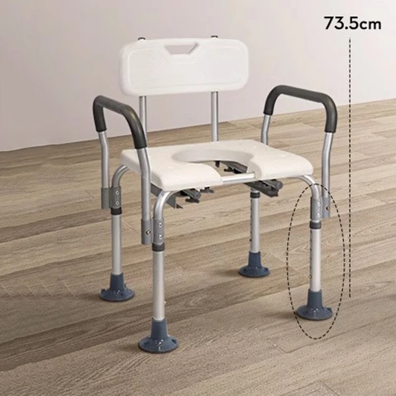 Metal Stool Toilet for Disabled People Home Furnishing Articles Fishing Folding Chair Nordic Plastic Chairs Foot Stand Stackable