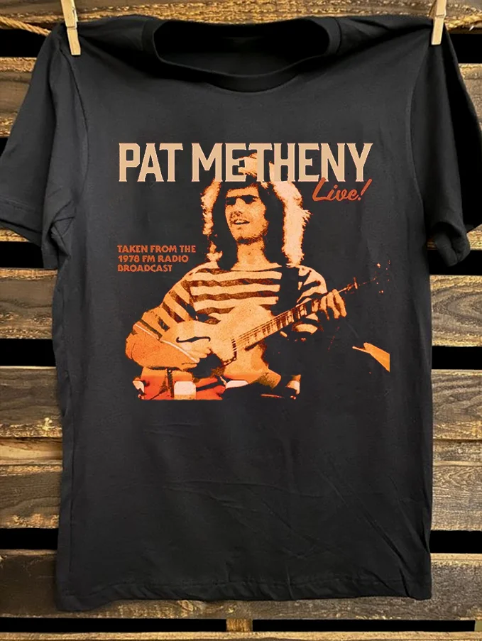 Camiseta Unisex de Pat meheny Live in Manhattan, talla completa S a 5XL