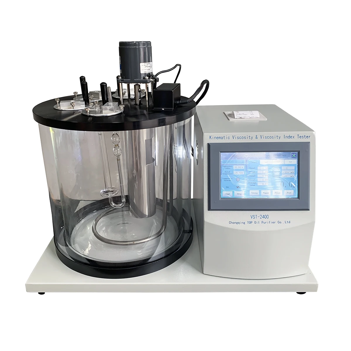 China lubricant oil viscometer / Oil viscosity testing equipment / equipped kinematic viscosity bath