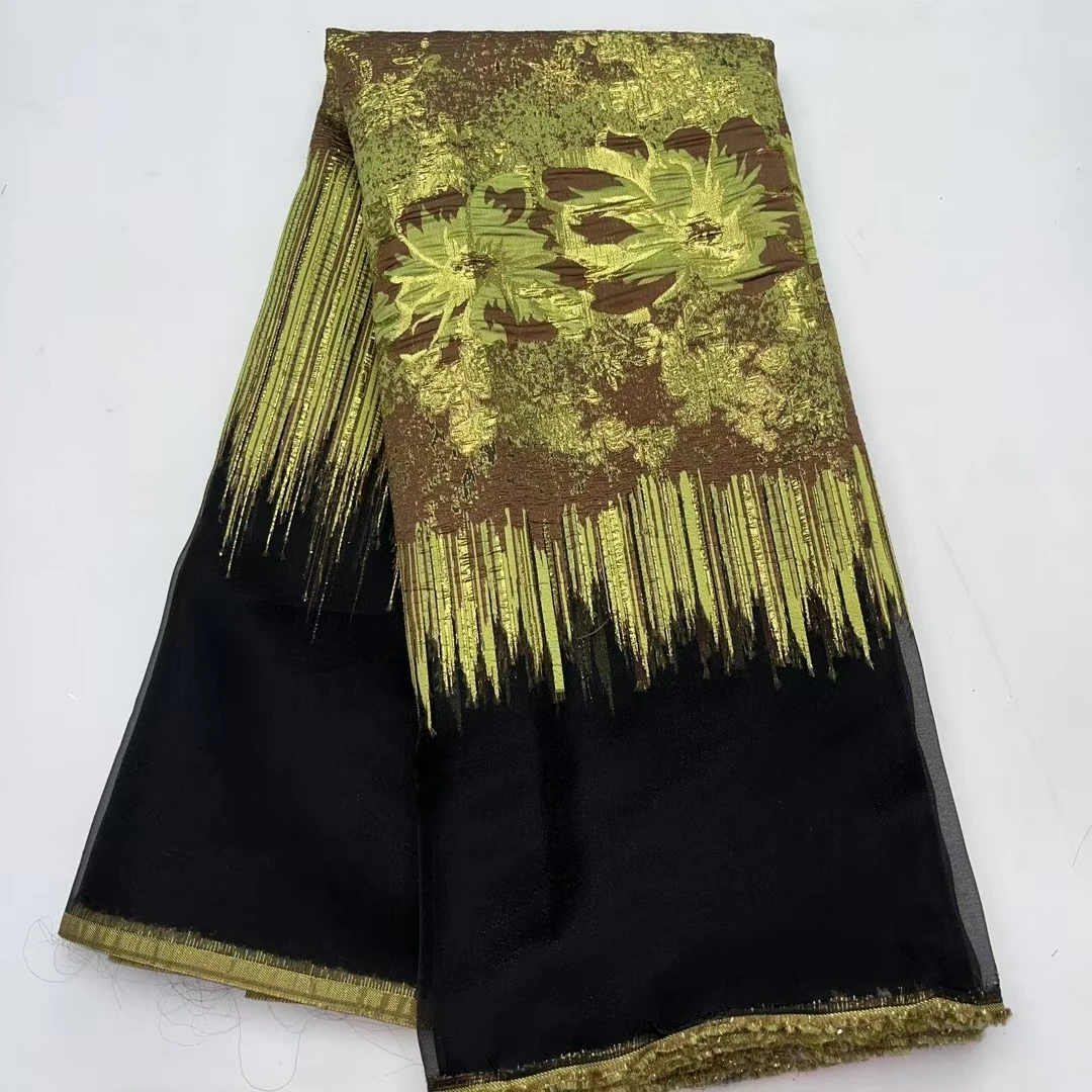 

Последняя красота, африканская дамасская парча, кружевная ткань для вечеринки, 2029, нигерийская жаккардовая парча, кружевная ткань для женщин, платье LJK25127