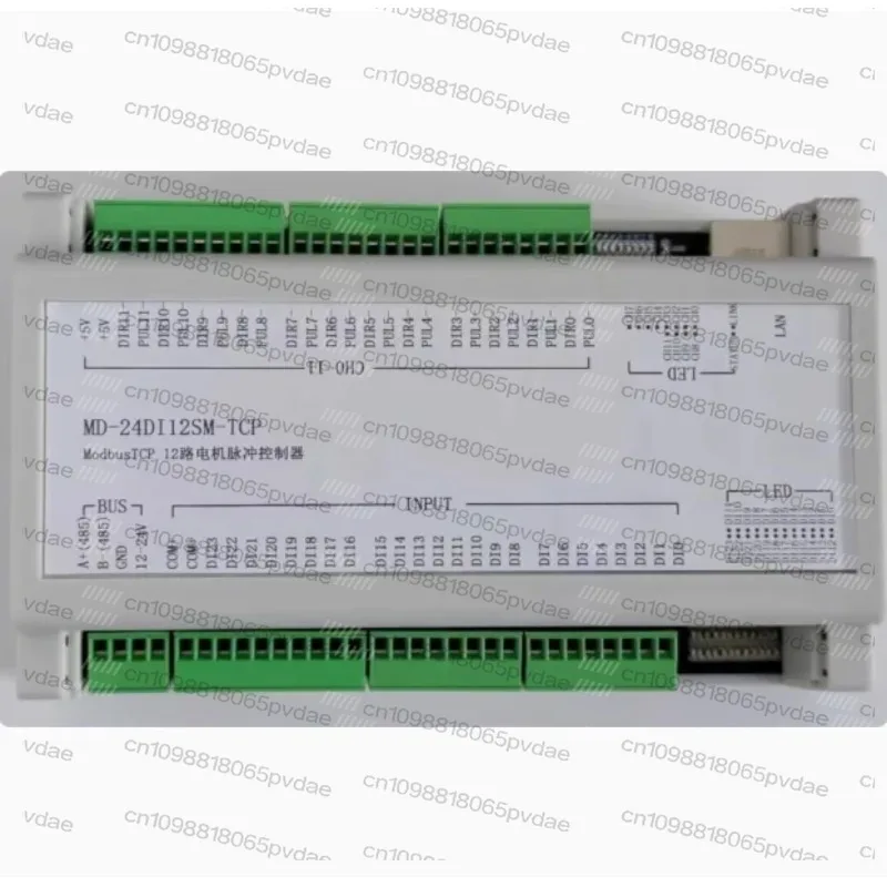 Modbus TCP 8-axis 12 Axis Servo Stepper Motor Pulse Controller S-type Acceleration Deceleration Output Frequency 2MHz